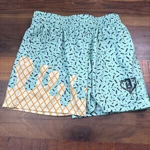 Baseball Lifestyle 101 Ice Cream Shorts Sprinkles Mint Youth XLarge
